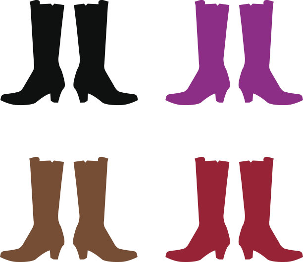 靴子轮廓图片下载