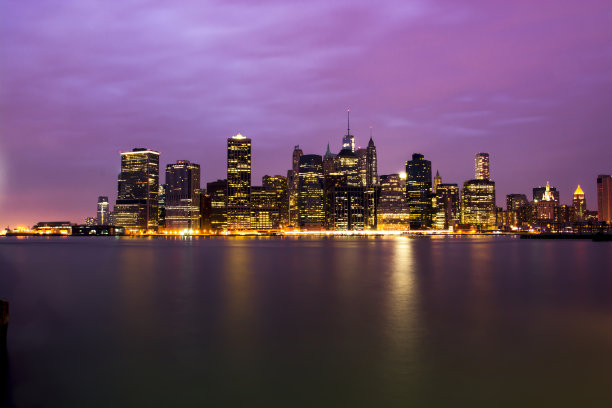 曼哈顿的天际线图片下载