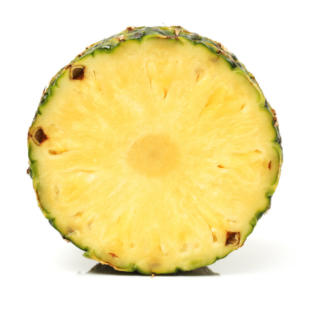 白底菠萝部分图片下载