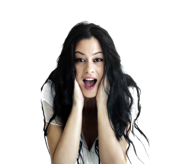 惊讶的女人快乐图片下载