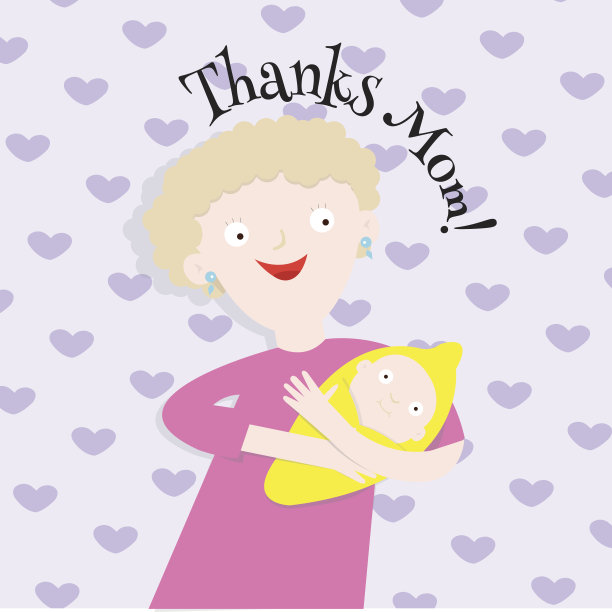 谢谢妈妈图片下载