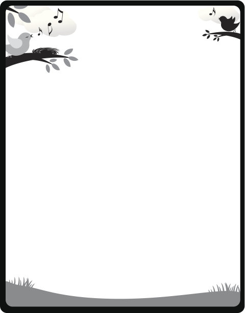 鸟儿啁啾框架图片下载