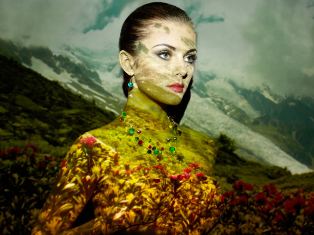 时尚艺术美女肖像图片下载