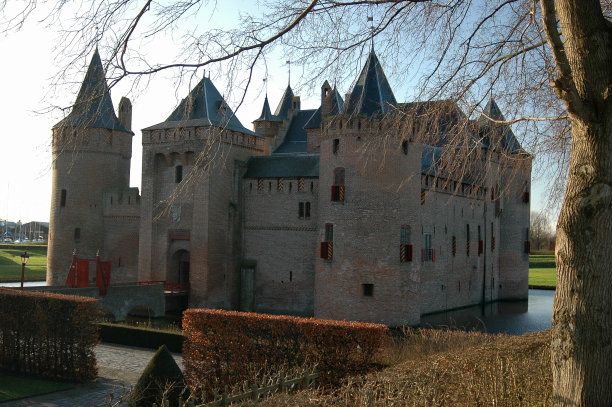 荷兰城堡，Muiderslot图片下载