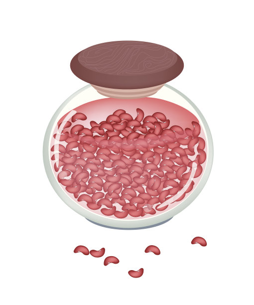 美味芸豆玻璃罐图片下载