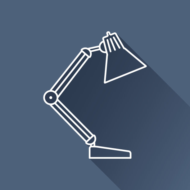 向量台灯图标。Eps10图片下载