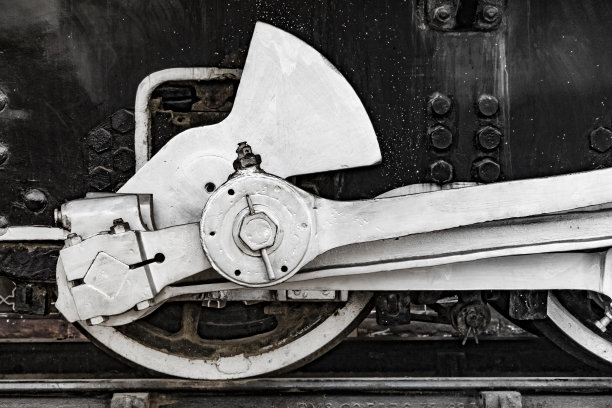 旧蒸汽火车机车，焦特布尔，拉贾斯坦邦，印度图片下载