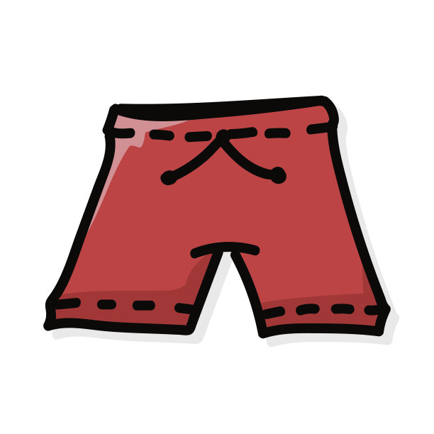 短裤颜色涂鸦图片下载