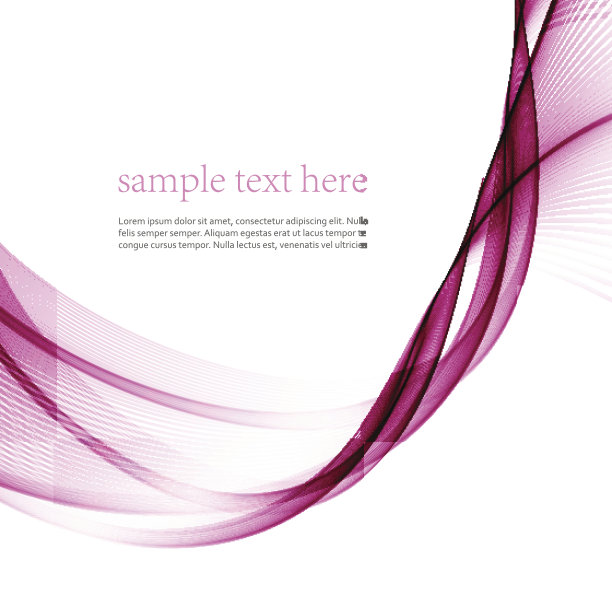 矢量平滑抽象波图片下载