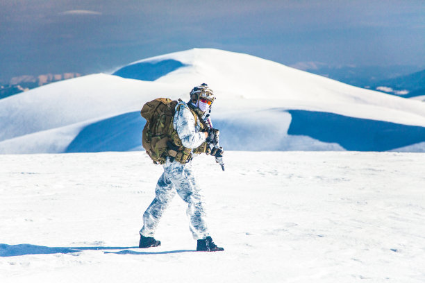 冬季北极山脉战争图片下载