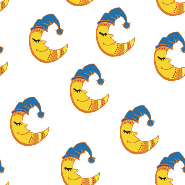 月亮睡模式图片下载