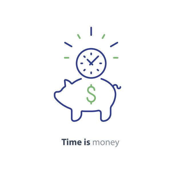 金融投资，存钱，未来储蓄，预算基金图片下载