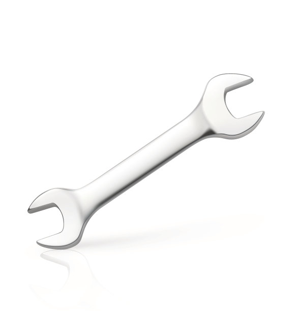 扳手孤立在白色背景上。矢量插图。图片下载