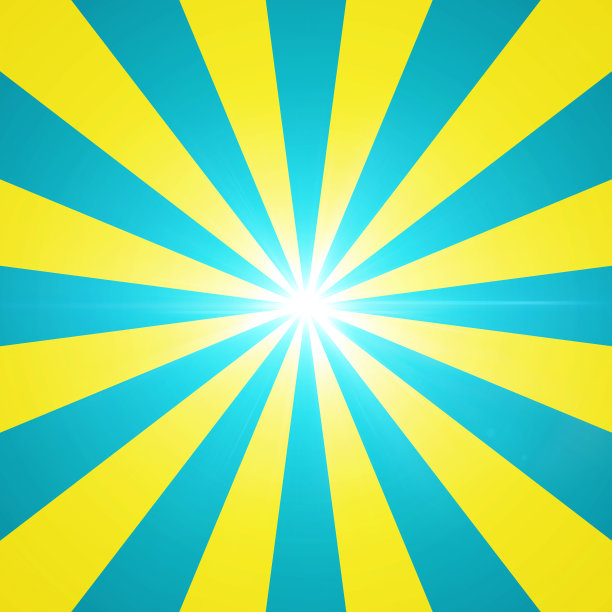 透镜光晕梯度径向黄色图片下载