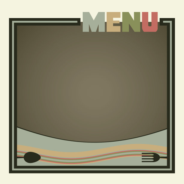 餐厅菜单复古复古的模板图片下载