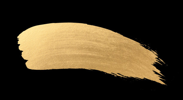 金色水彩纹理油漆着色光亮笔触图片下载