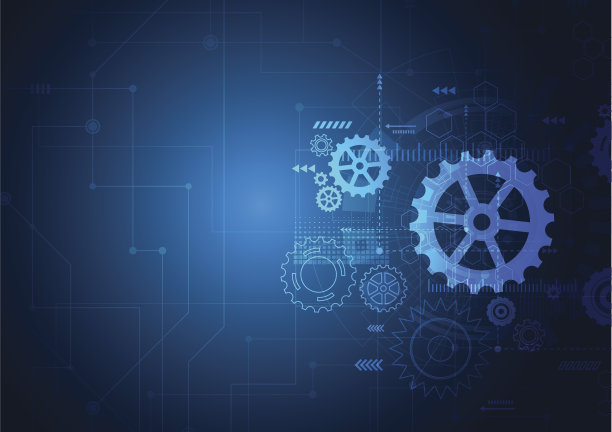 抽象的技术背景。矢量图图片下载