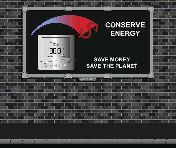 节能广告板图片下载