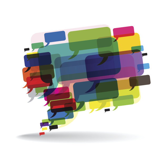 Talk Balloon抽象矢量图图片下载