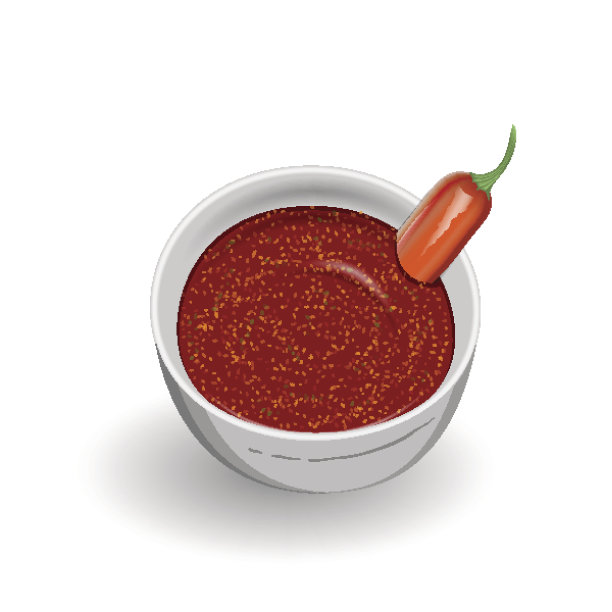 鲜嫩可口的酱料，配以鲜嫩的鱼肉。香草和香料。可用于卡片、印刷、海报、请柬、网页设计及其他用途。图片下载