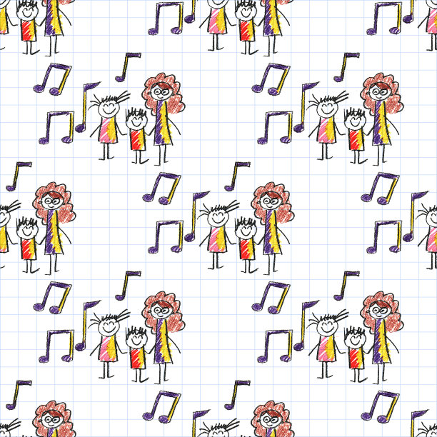 和快乐的孩子们在一起的彩色图片图片下载