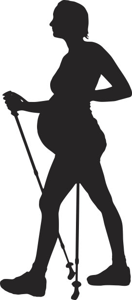 孕妇剪影图片下载