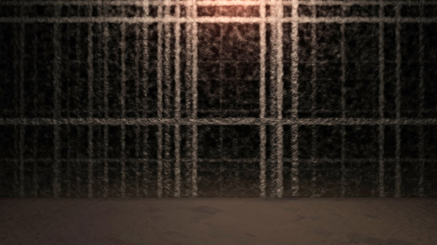 抽象轮廓门背景与地面图片下载