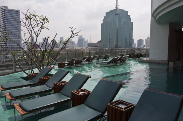 屋顶泳池图片下载