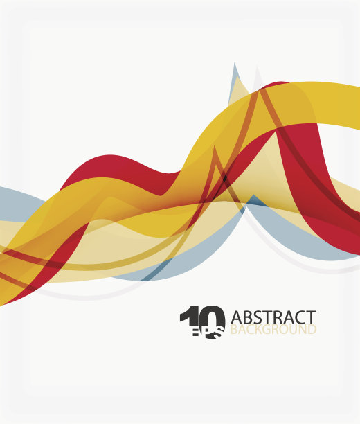 矢量波线抽象背景素材图片