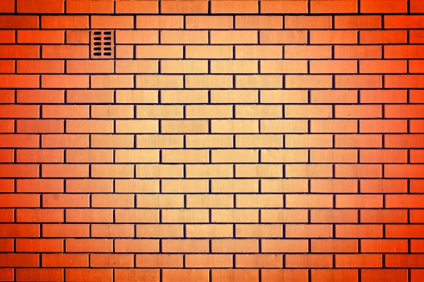砖墙橙色红色背景，XXXL图片下载