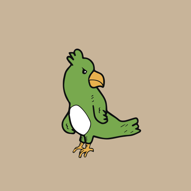 鹦鹉卡通图片下载