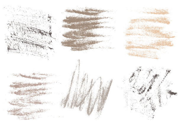 矢量木炭手绘抽象在白色背景设置，c图片下载