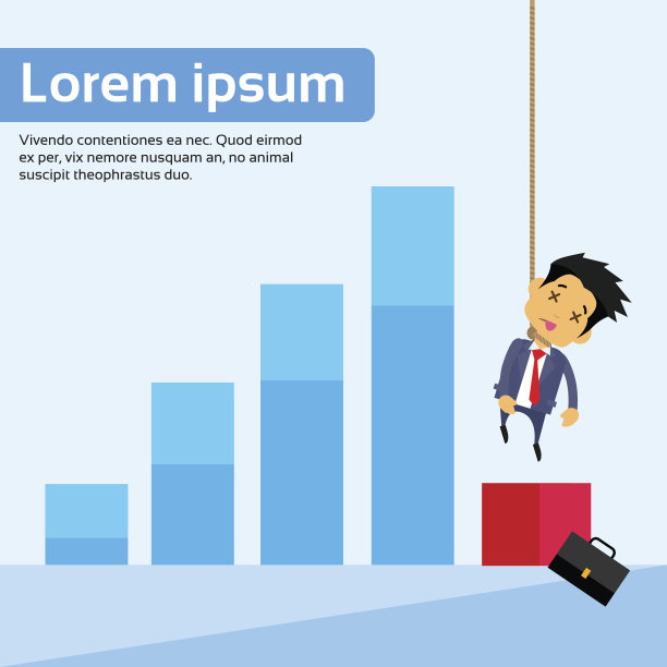 商人自杀吊死脖子金融酒吧倒闭概念破产图片下载