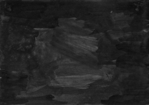 背景黑色睫毛刷水彩图片下载