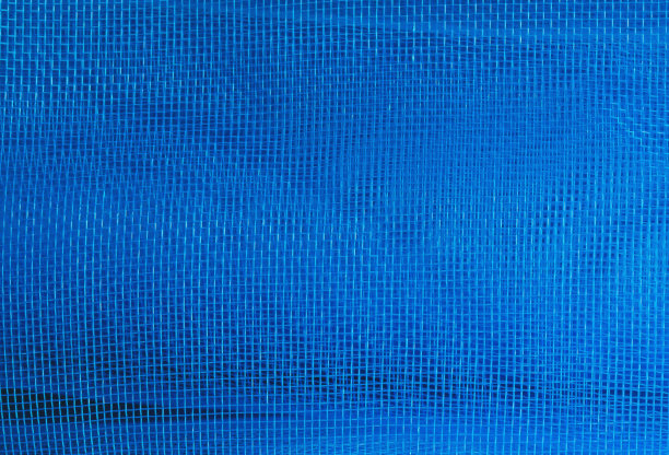 蓝色纹理的塑料网背景图片下载