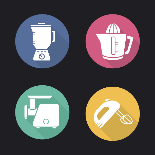 厨房电器的图标图片下载