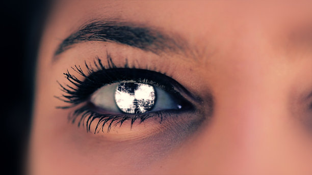 摘要技术眼背景图片下载