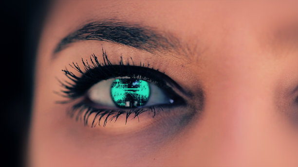 摘要技术眼背景图片下载