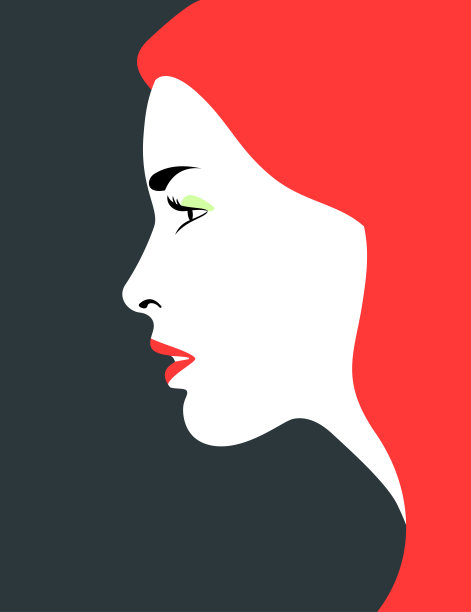 时尚女孩肖像图片下载