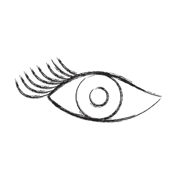 性感的女性眼睛图标图片下载