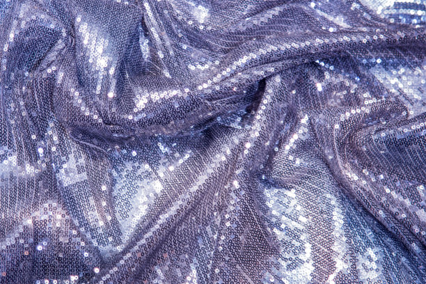 淡紫色，紫色，紫色，蓝色亮片-闪闪发光的亮片纺织品图片下载