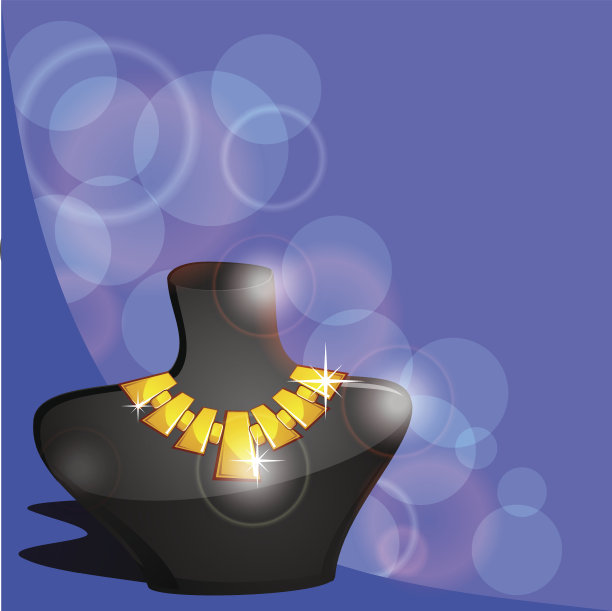 假人的金项链图片下载