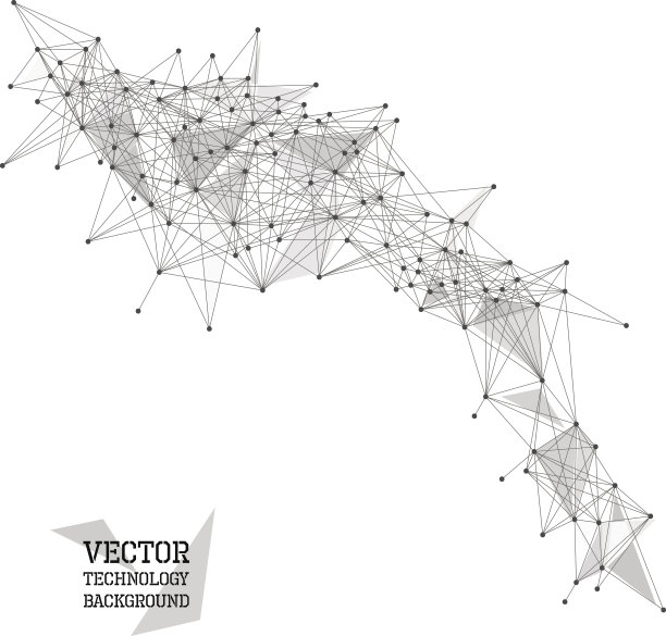 网络抽象多边形背景图片下载