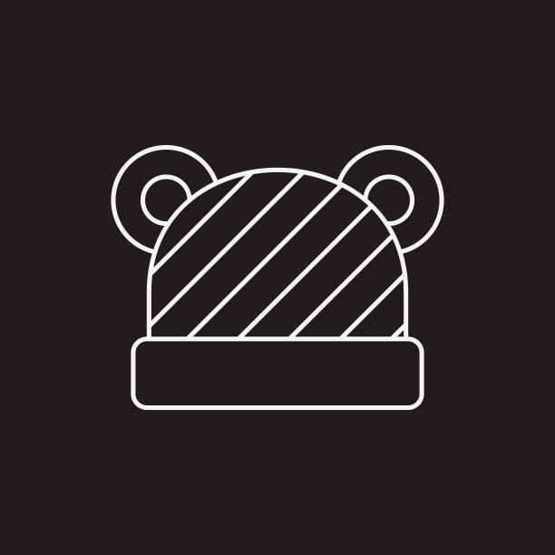 婴儿帽线图标图片下载