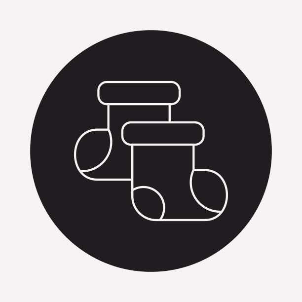 婴儿袜线图标图片下载