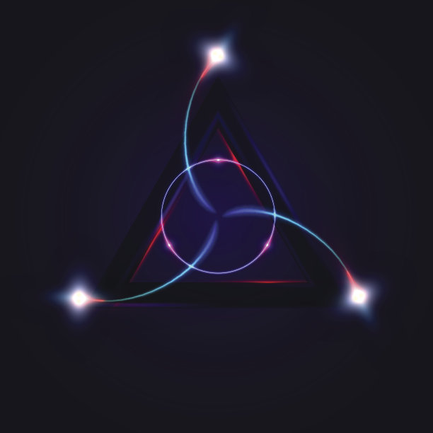 发光的科幻界面HUD元素图片下载