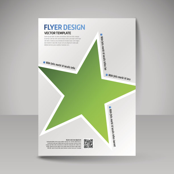 商业小册子，演示文稿，网站的传单模板图片下载