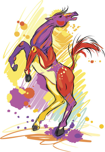 神奇的马图片下载