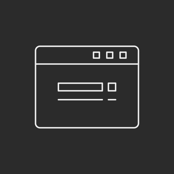 网页线性图标图片下载