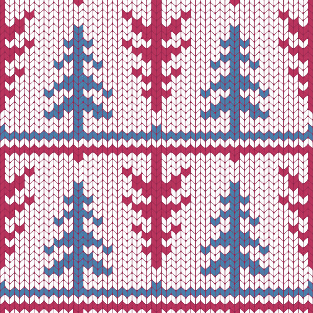 圣诞无缝针织图案图片下载